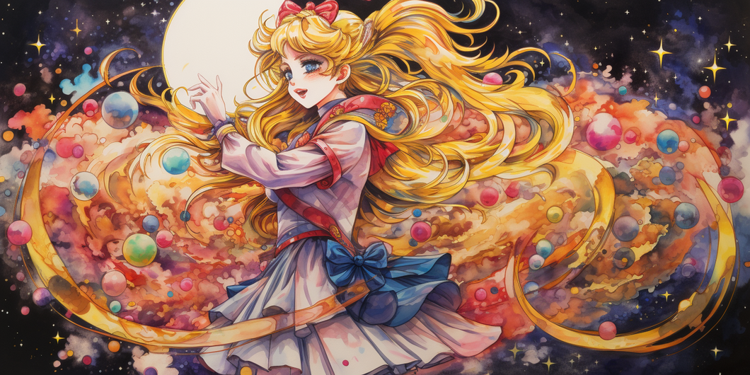 Sailor Moon by Caleb Kesey giclee fine art print