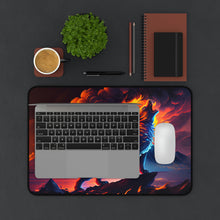 Load image into Gallery viewer, Fire Wolf Desk Mood Mat Mouse Pad