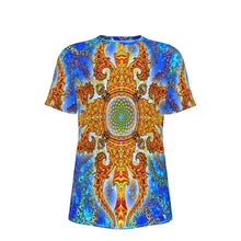 Load image into Gallery viewer, Fractal Psychedelic 100% Cotton Psychedelic T-Shirt