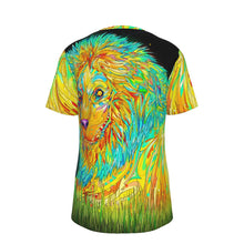 Load image into Gallery viewer, Lion Psychedelic 100% Cotton Psychedelic T-Shirt