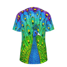 Load image into Gallery viewer, PsyPeacock Psychedelic 100% Cotton Psychedelic T-Shirt