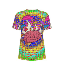 Load image into Gallery viewer, Mushroom Brain Psychedelic 100% Cotton Psychedelic T-Shirt