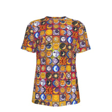 Load image into Gallery viewer, Suns and Moons Psychedelic 100% Cotton Psychedelic T-Shirt