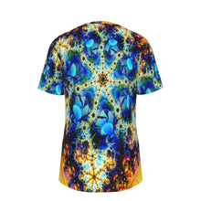 Load image into Gallery viewer, Star Fractal Psychedelic 100% Cotton Psychedelic T-Shirt