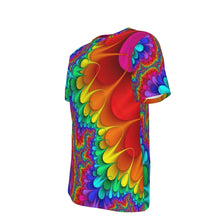 Load image into Gallery viewer, Loopy Fractal Psychedelic 100% Cotton Psychedelic T-Shirt