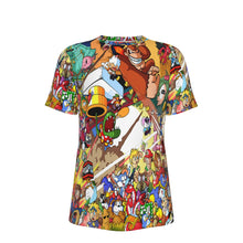 Load image into Gallery viewer, Classic Video Games Psychedelic 100% Cotton Psychedelic T-Shirt