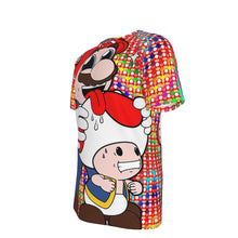 Load image into Gallery viewer, Mario Licking Toad Psychedelic 100% Cotton Psychedelic T-Shirt