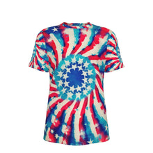 Load image into Gallery viewer, Kesey Art American Flag 4th of July Patriot 100% Cotton Psychedelic T-Shirt