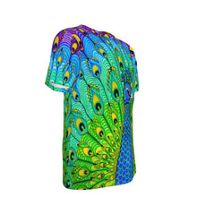 Load image into Gallery viewer, PsyPeacock Psychedelic 100% Cotton Psychedelic T-Shirt