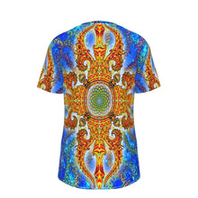 Load image into Gallery viewer, Fractal Psychedelic 100% Cotton Psychedelic T-Shirt