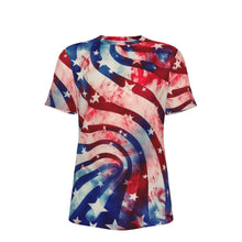 Load image into Gallery viewer, Kesey Art American Flag 4th of July Patriot 100% Cotton Psychedelic T-Shirt