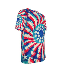 Load image into Gallery viewer, Kesey Art American Flag 4th of July Patriot 100% Cotton Psychedelic T-Shirt