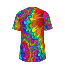 Load image into Gallery viewer, Loopy Fractal Psychedelic 100% Cotton Psychedelic T-Shirt