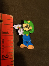 Load image into Gallery viewer, Luigi Hat Pin Psychedelic