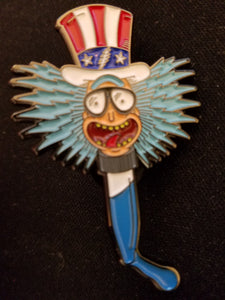 Dropper Rick Hat Pin Psychedelic