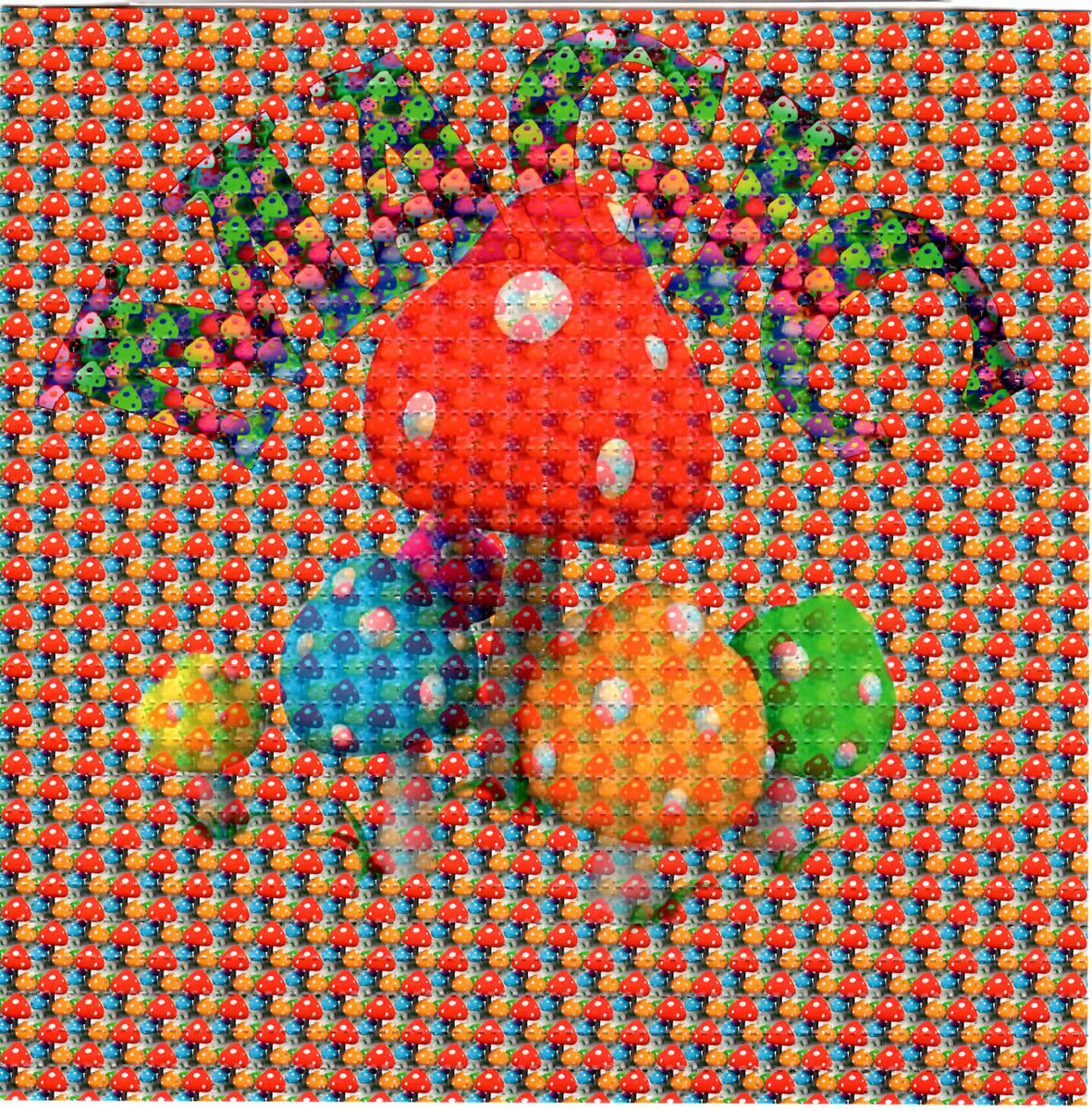 Magic Mushrooms BLOTTER ART acid free perforated lsd paper – Kesey Art