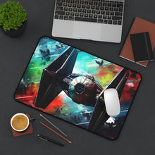 Load image into Gallery viewer, Space Fighter Ship Desk Mood Mat Mouse Pad