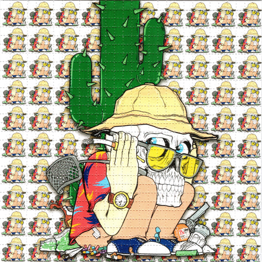 The Fear by Aaron Brooks Signed Limited edition BLOTTER ART acid free perforated lsd paper