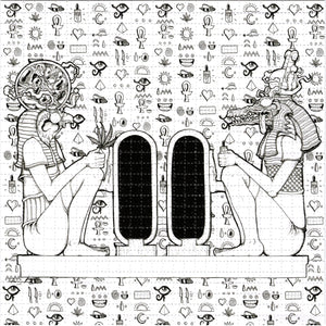 Ra & Sobekby Aaron Brooks Signed Limited edition BLOTTER ART acid free perforated lsd paper