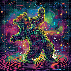 Dancing Bear High Resolution Giclee Blotter Art Print