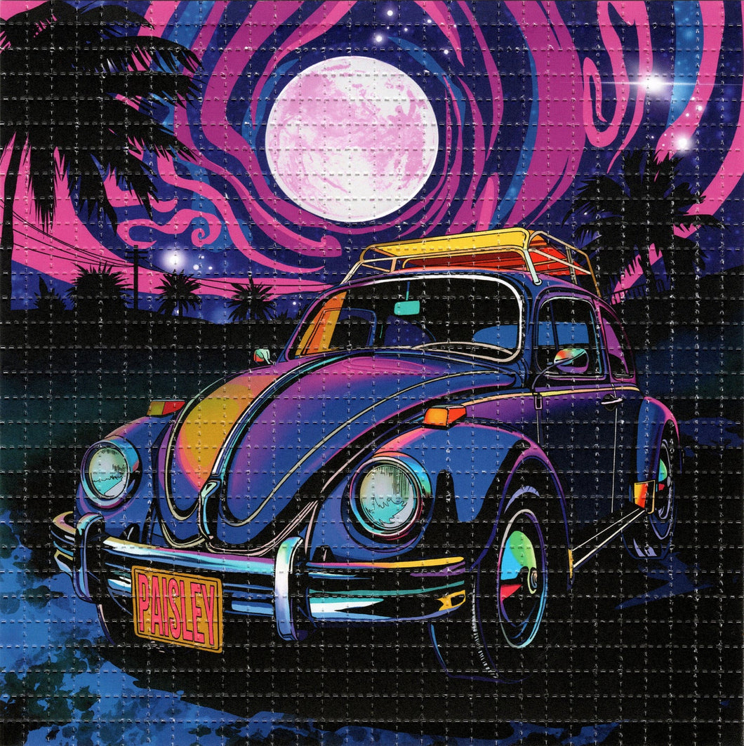 Beetle Bug by Ellie Paisley Brooks Signed Limited edition BLOTTER ART acid free perforated lsd paper