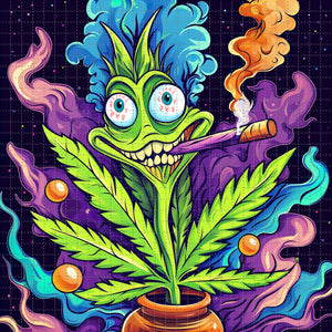 Pot Smoke High Resolution Giclee Blotter Art Print