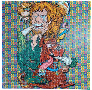 Shaggy & Scooby by Melty Bros - Aaron Brooks & Vincent Gordon Signed Limited edition BLOTTER ART acid free perforated lsd paper