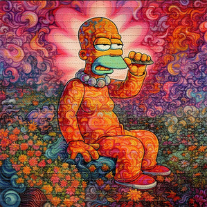 Groovy Homer BLOTTER ART acid free perforated lsd paper