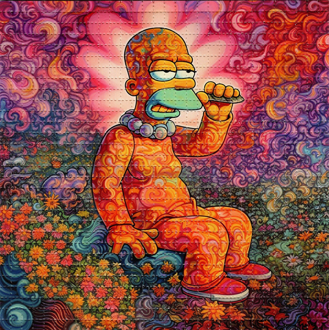 Groovy Homer BLOTTER ART acid free perforated lsd paper