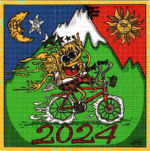 Bike Day 2024 SpongeBob by Vincent Gordon Signed Limited Edition Blotter art