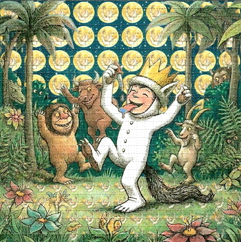 Max Wild Rumpus BLOTTER ART acid free perforated lsd paper – Kesey Art