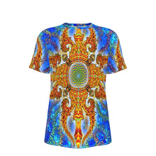 Load image into Gallery viewer, Fractal Psychedelic 100% Cotton Psychedelic T-Shirt
