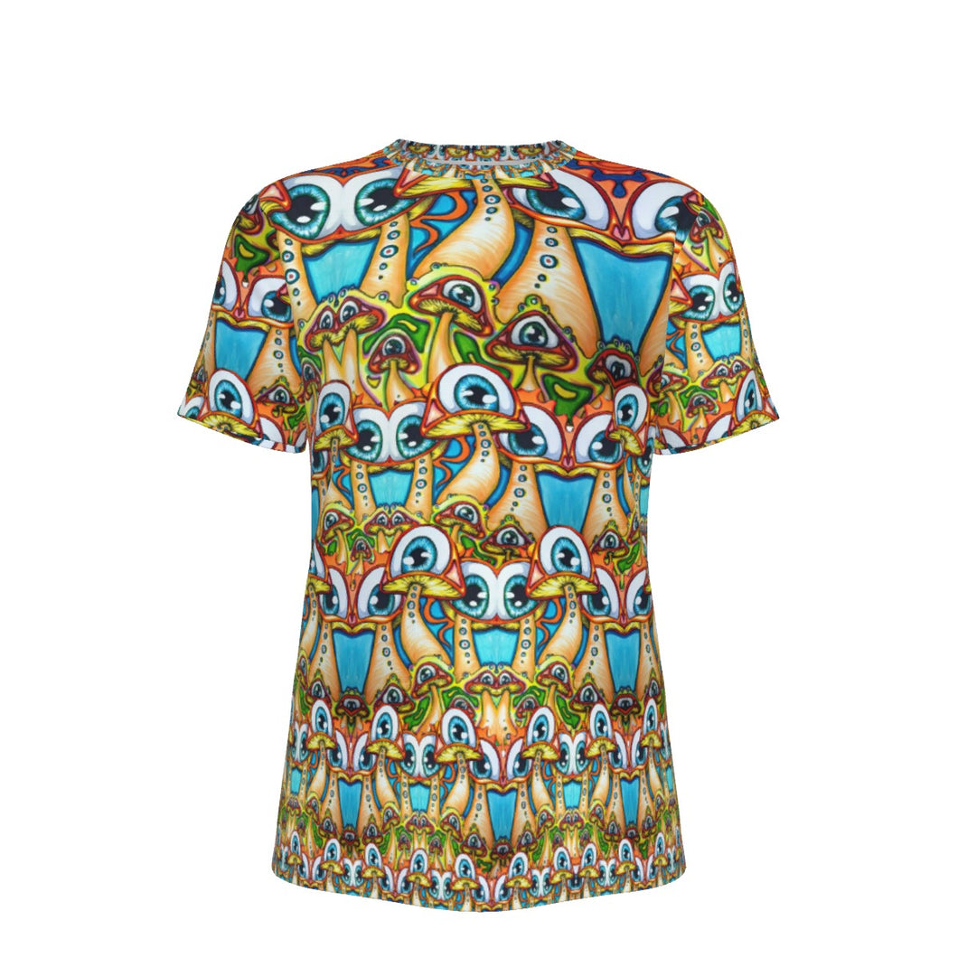 Eye Shrooms Psychedelic 100% Cotton Psychedelic T-Shirt