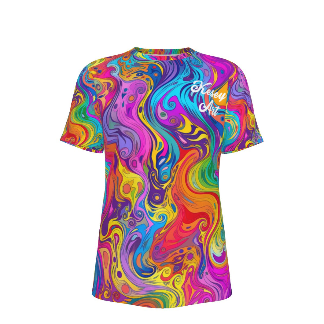 Kesey Art Tie Die #3 100% Cotton Psychedelic T-Shirt