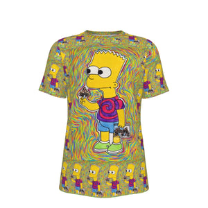 Bart's Bag O' Shrooms Psychedelic 100% Cotton Psychedelic T-Shirt