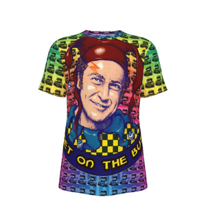 Get On The Bus Psychedelic 100% Cotton Psychedelic T-Shirt