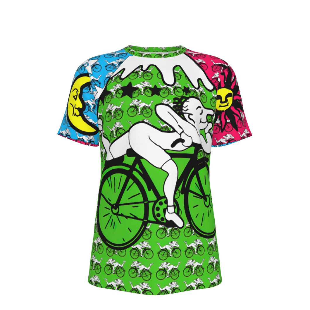 Hofmann Small Bicycle Day Psychedelic 100% Cotton Psychedelic T-Shirt