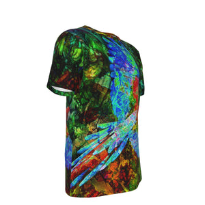 Parrot Psychedelic 100% Cotton Psychedelic T-Shirt