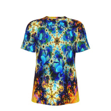 Load image into Gallery viewer, Star Fractal Psychedelic 100% Cotton Psychedelic T-Shirt
