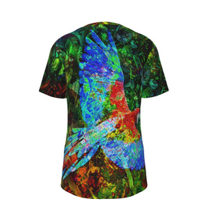 Parrot Psychedelic 100% Cotton Psychedelic T-Shirt