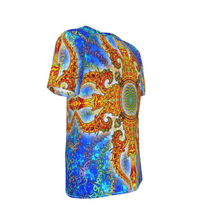 Fractal Psychedelic 100% Cotton Psychedelic T-Shirt