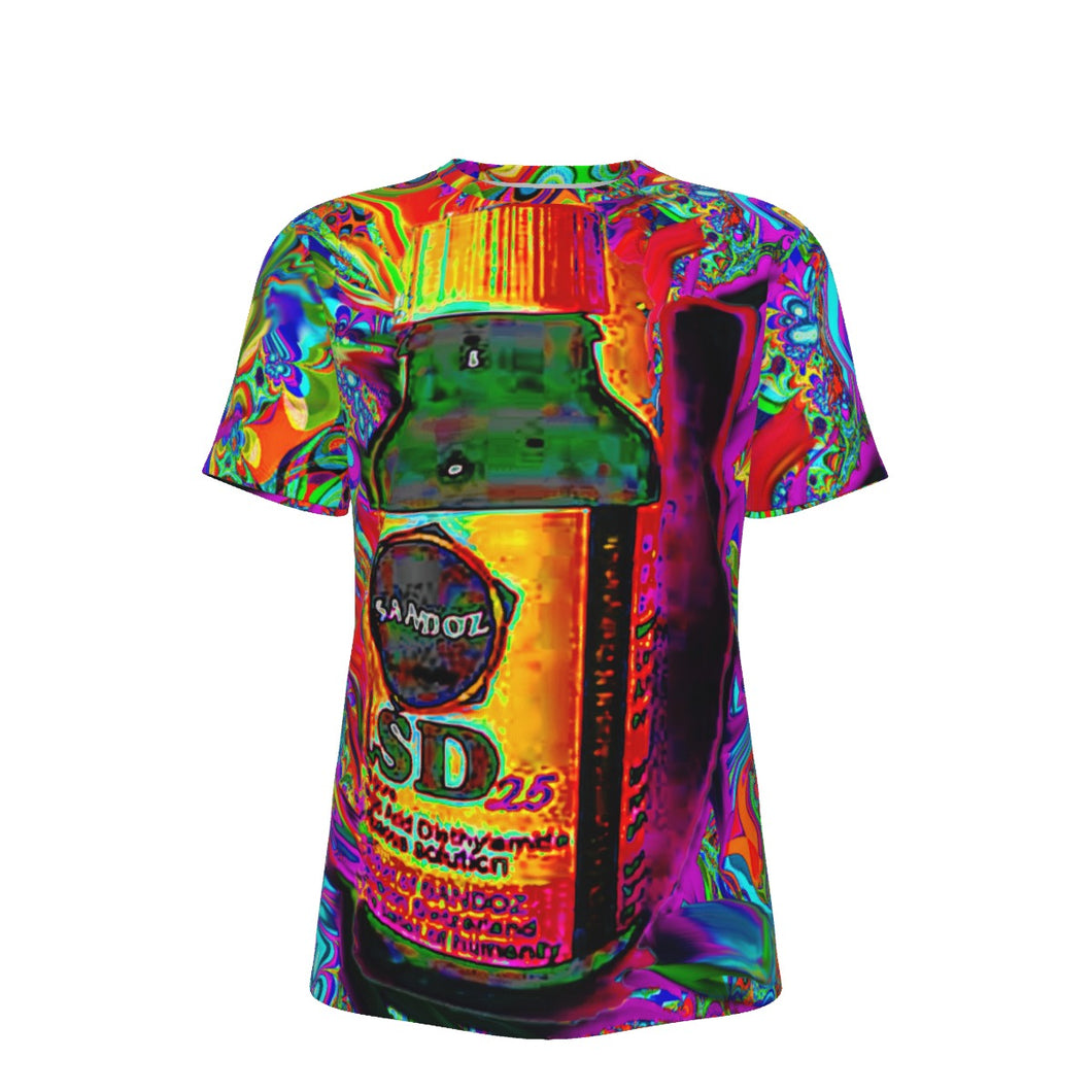 LSD Bottle Psychedelic 100% Cotton Psychedelic T-Shirt