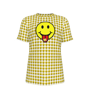 Smiley Face Psychedelic 100% Cotton Psychedelic T-Shirt