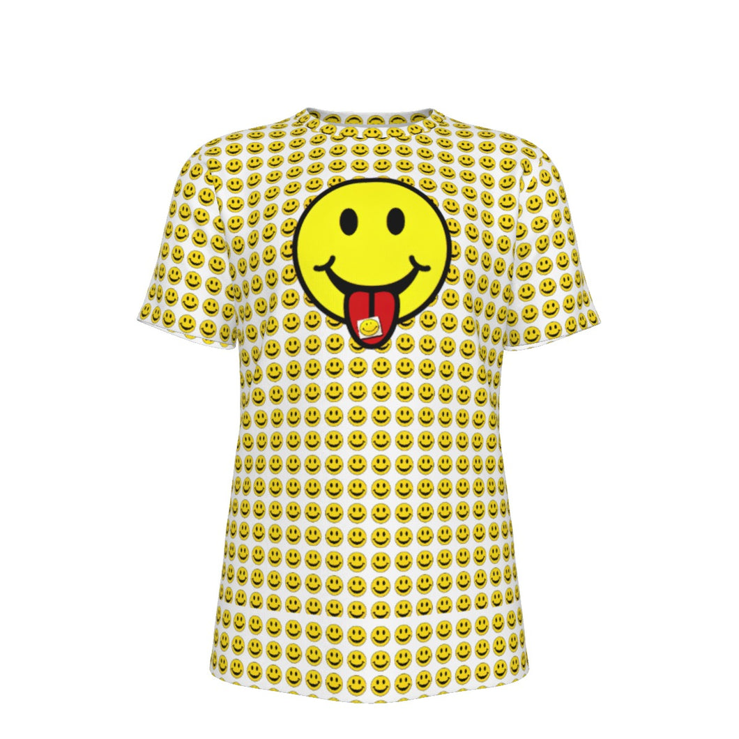 Smiley Face Psychedelic 100% Cotton Psychedelic T-Shirt