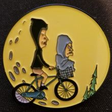 Load image into Gallery viewer, Beavis and ET Hat Pin Psychedelic
