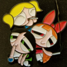 Load image into Gallery viewer, Powder Puff Girls Hat Pin Psychedelic
