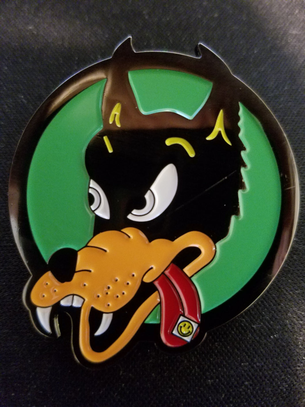 Dire Wolf Hat Pin Psychedelic