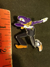 Load image into Gallery viewer, Dabbing Waluigi Hat Pin Psychedelic
