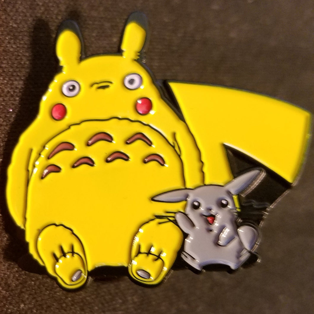 Pika-Lax Hat Pin Psychedelic
