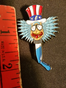 Dropper Rick Hat Pin Psychedelic